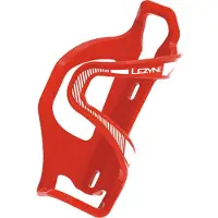 Lezyne Porte Bidon - - Flow Cage Sl - Rouge - Matrice Composite - Chargement Latéral Optimisé