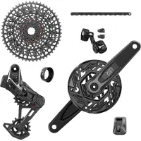 Sram X0 Axs Eagle E-mtb Bosch Groupset Argenté 160 mm 36t / 10-52t