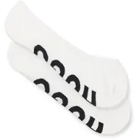 HUGO pour femme. 50549269 Set 2 Paires de Chaussettes Logo blanc (37-38), Homewear, Coton