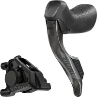 Sram Hydraulic Flat Mount Rival E-tap Axs E1 1800 Mm Right Brake Lever With Electronic Shifter Argenté