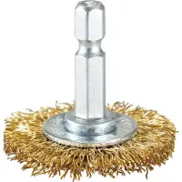Makita Brosse à roue , laiton 38 mm - 0,3 mm - 1/4" de diamètre