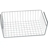 Metaltex Kanguro Opbergmand 40x26x14 cm Zilver