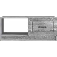 vidaXL Table basse Sonoma gris, 90 x 50 x 37 cm, en panneaux de particules