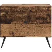 vidaXL Table basse en bois vieilli, 49 x 50 x 40 cm, matériau de bois
