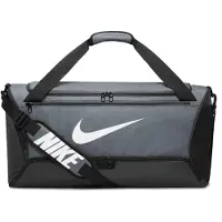 Nike Sac de sport 'Brasilia 9.5' gris / noir / blanc