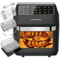 Gourmet Maxx GOURMETmaxx Four à air chaud numérique 12l - Noir
