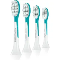 Philips Sonicare For Kids HX6044 - Têtes de brosse de rechange - pour brosse à dents - Super Fresh Blue Paquet de 4