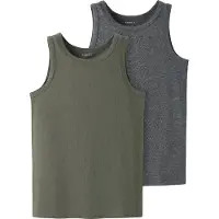 Name it Maillot de corps gris foncé / kaki