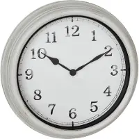 TFA-Dostmann TFA 60.3067.02 Horloge murale en métal pour l'extérieur