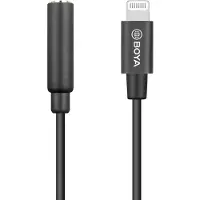 Boya Adaptateur By-k3 3.5mm Female Trrs Male Lightning Cable