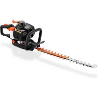 FUXTEC taille-haies à essence FX-MH123ECO - 60cm longueur de guide | 56cm longueur de coupe | 25,4ccm | 5,6Kg | 2 temps | 0,70kW | 650ml capacité de réservoir