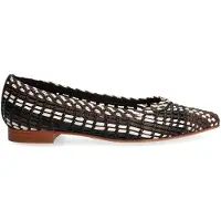 Alpe pour femme. 551967 Ballerines en cuir Audrey marron (39), Plat, Aucun, Casuel