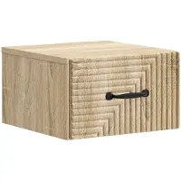 vidaXL Cabinet de chevet mural Chêne Sonoma 34,5 x 33 x 20 cm