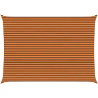 vidaXL Voile D'ombre Orange Et Marron 7 X 5 M 100 % Polyester Oxford