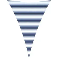 vidaXL Voile D'ombre Extérieure Bleu Et Blanc 5 X 7 X 7 M