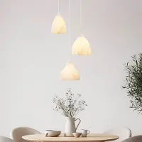 LumenXL Lampe suspendue à 3 lumières avec design ondulé - Inswa