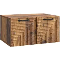 vidaXL Meuble TV mural en bois vieilli 59,5 x 41 x 30 cm