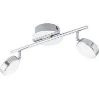 Eglo 95629 Salto LED Spot 2x5,4W acier chrome