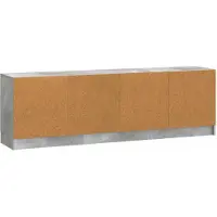 vidaXL Meuble TV , gris béton, 150 x 31 x 47 cm, aggloméré