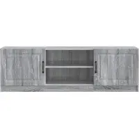 vidaXL Meuble TV , gris Sonoma, 150 x 31 x 47 cm, aggloméré