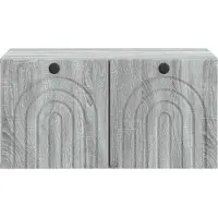 vidaXL Meuble TV mural Sonoma gris 59,5 x 41 x 30 cm