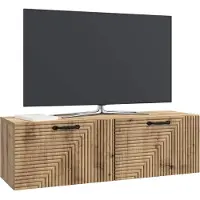 vidaXL Meuble TV mural 98 x 31 x 30 cm, chêne Artisan