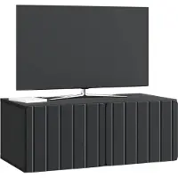 vidaXL Meuble TV mural 78,5 x 41 x 30 cm Noir