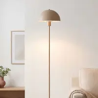 LumenXL Lampadaire Mushroom Sorai en métal beige