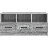 vidaXL Meuble TV , gris Sonoma, 102 x 34,5 x 47 cm, aggloméré