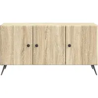 vidaXL Meuble TV en chêne Sonoma, 99 x 34,5 x 50 cm, aggloméré