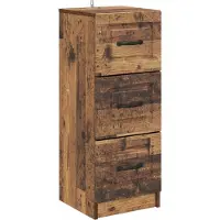 vidaXL Armoire à tiroirs Bois ancien 33 x 34,5 x 87 cm