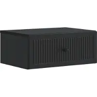 vidaXL Cabinet de chevet Noir 49 x 34,5 x 20 cm Bois d'ingénierie