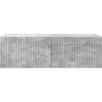 vidaXL Meuble TV mural 98 x 41 x 30 cm Gris béton