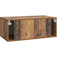 vidaXL Meuble TV mural en bois vieilli 78,5 x 41 x 30 cm