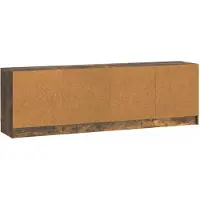 vidaXL Meuble TV en chêne fumé 150 x 31 x 47 cm, aggloméré