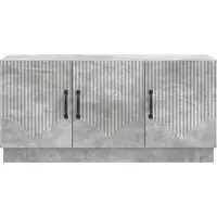 vidaXL Meuble TV , gris béton, 99 x 34,5 x 47 cm, aggloméré