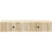 vidaXL Table d'appoint murale en chêne Sonoma 87,5 x 34,5 x 17 cm