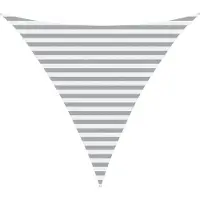 vidaXL Voile D'ombre Extérieure Gris Clair Et Blanc 3 X 3 X 3 M