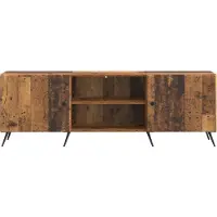 vidaXL Meuble TV 150 x 31 x 50 cm en bois recyclé et panneaux dérivés du bois