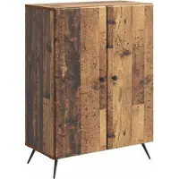 vidaXL Buffet en bois recyclé 66 x 34,5 x 90 cm, aggloméré
