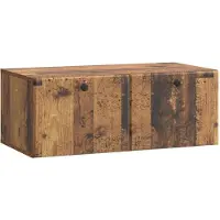 vidaXL Meuble TV mural 78,5 x 41 x 30 cm en bois recyclé