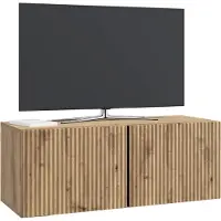 vidaXL Meuble TV mural en chêne Artisan 78,5 x 31 x 30 cm