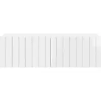 vidaXL Meuble TV mural 98 x 41 x 30 cm Blanc brillant