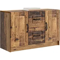 vidaXL Buffet en bois recyclé 89 x 34,5 x 57 cm, aggloméré