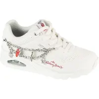 SKECHERS Uno-Rock N' Charm 190003-WHT, baskets, femme, blanc
