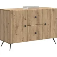 vidaXL Buffet en chêne Artisan 89 x 34,5 x 60 cm, aggloméré