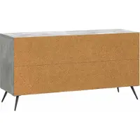 vidaXL Meuble TV , gris béton, 99 x 34,5 x 50 cm, aggloméré