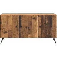 vidaXL Meuble TV en bois recyclé 99 x 34,5 x 50 cm, aggloméré