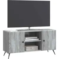 vidaXL : Meubles TV, 102 x 34,5 x 50 cm, imitation bois Sonoma gris