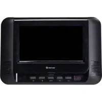 Denver Lecteur DVD portable pour la voiture - 7 pouces - 2 écrans - Support appuie-tête inclus - USB - Modèle 2023 - MTW793